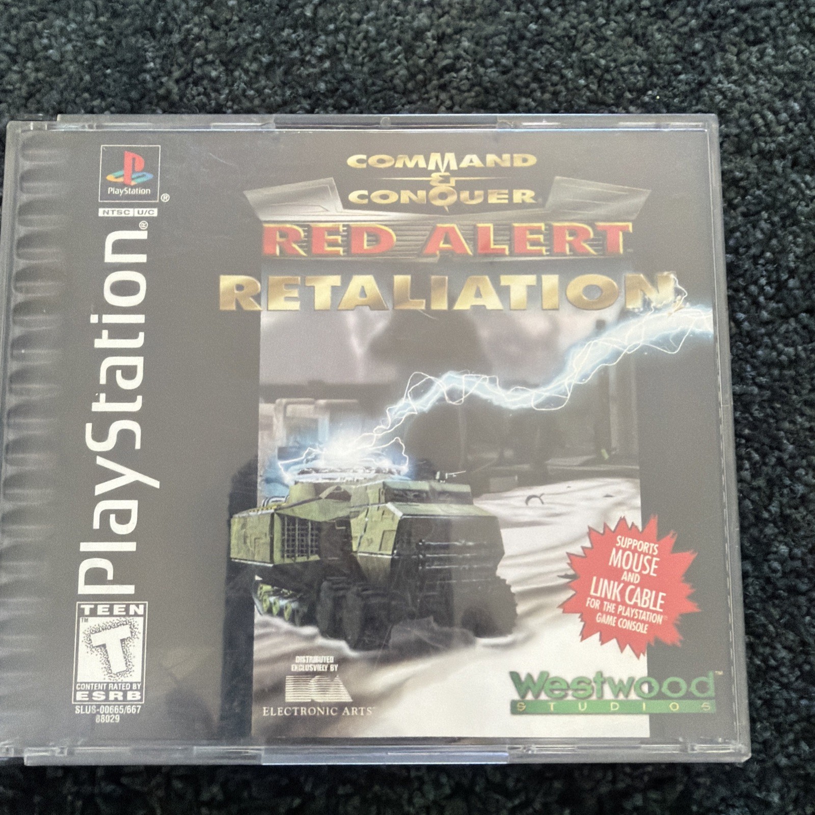 Command and Conquer Red Alert Retaliation (Sony PlayStation 1, 1998) Complete
