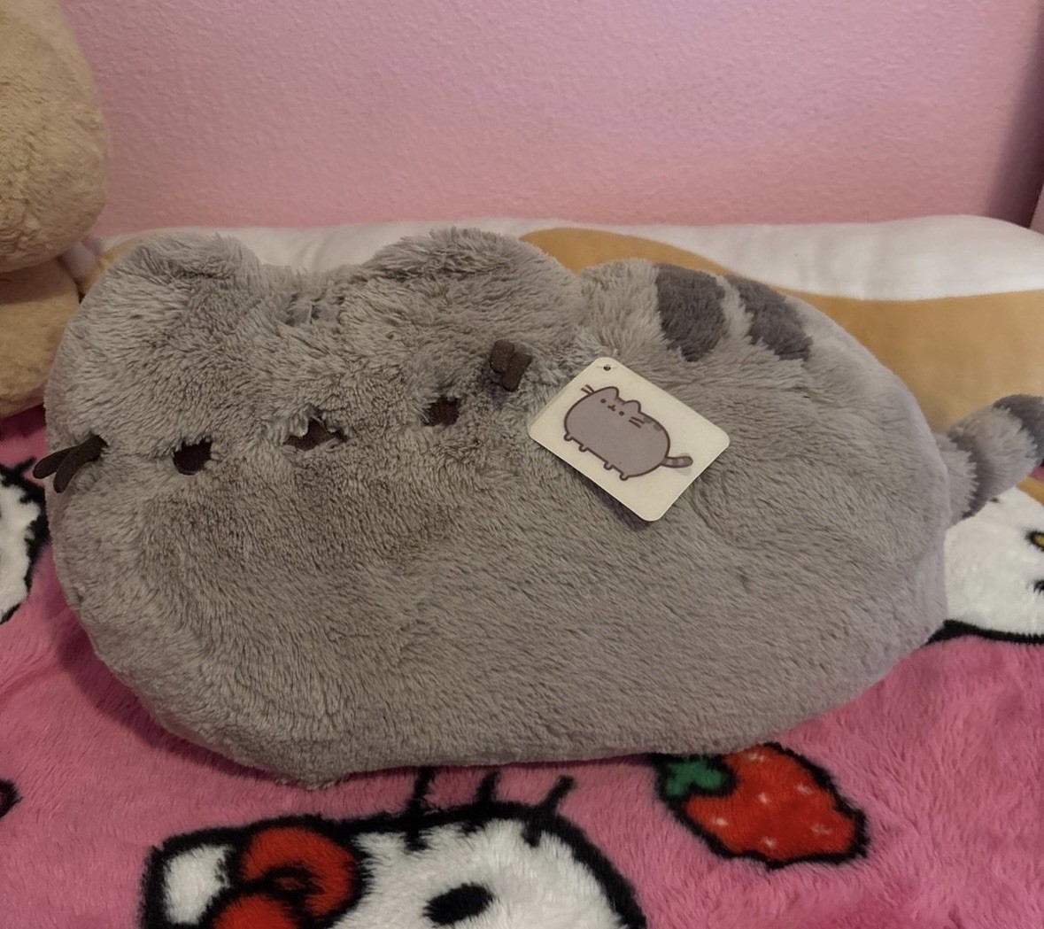 GUND Pusheen The Cat Plush 16” Large 2019 Grey  RARE  With Tags