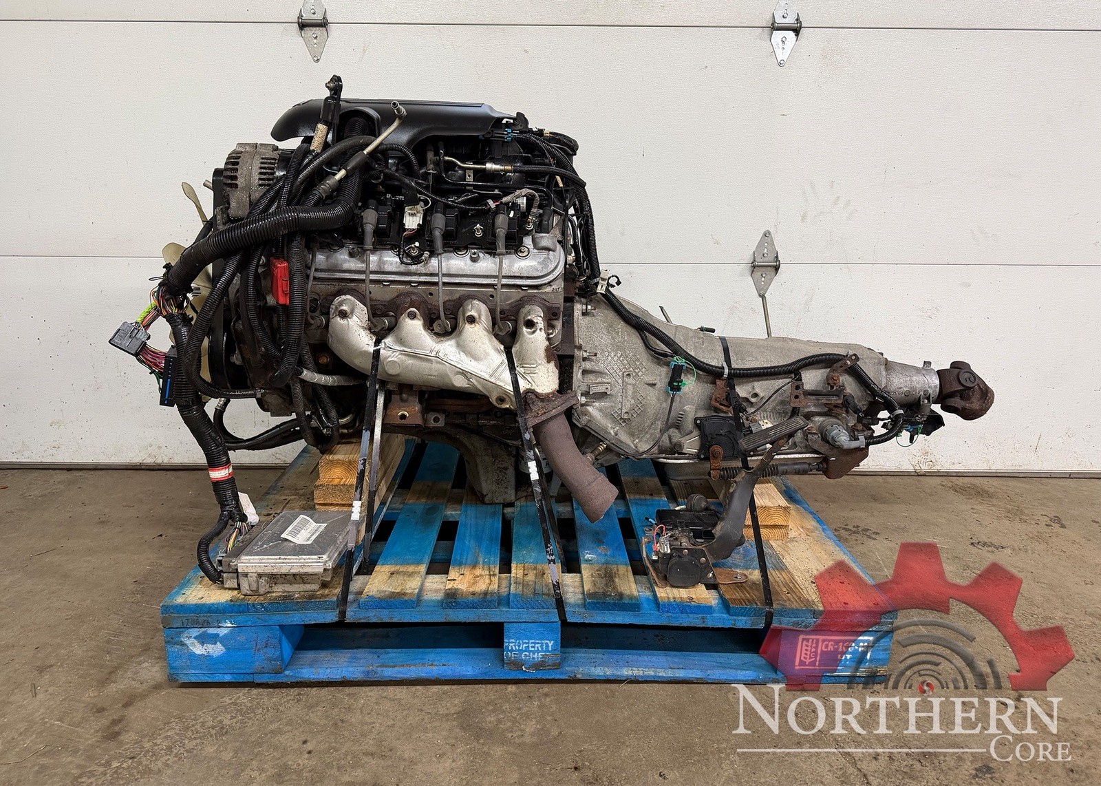 6.0 VORTEC LQ4 ENGINE & 4L80E TRANS 2WD COMPLETE DROPOUT LS SWAP **107K MILES**