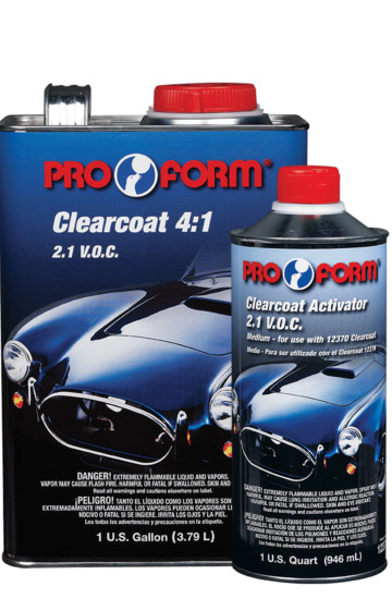 ProForm Clearcoat 4:1 Low V.O.C. Gal Kit ProForm Clearcoat 4:1 Low V.O.C. Gal Kit