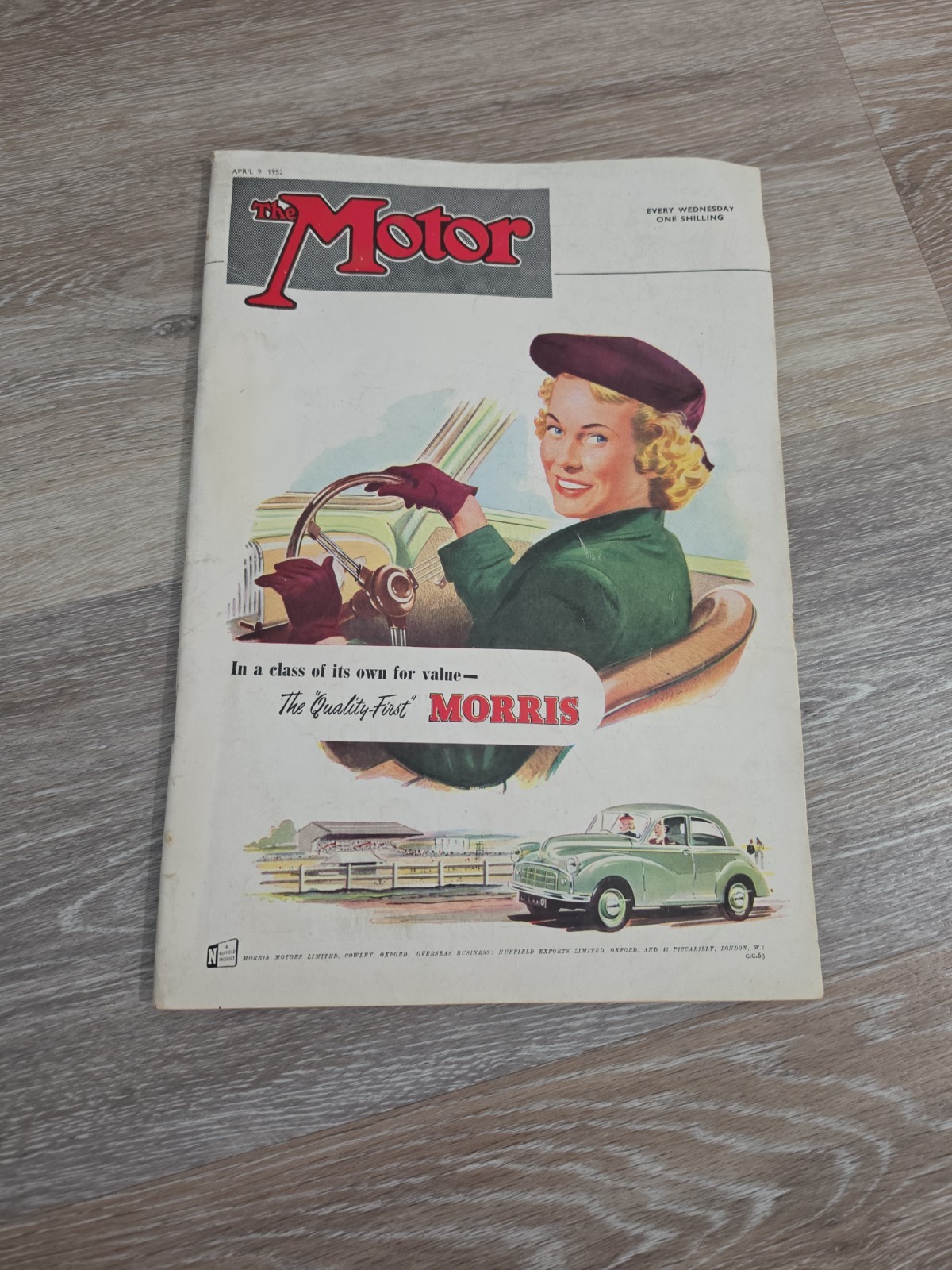 The Motor Magazine April 9 1952 Morris Cover British Cars Vintage Motoring #2617 The Motor Magazine April 9 1952 Morris Cover British Cars Vintage Motoring #2617