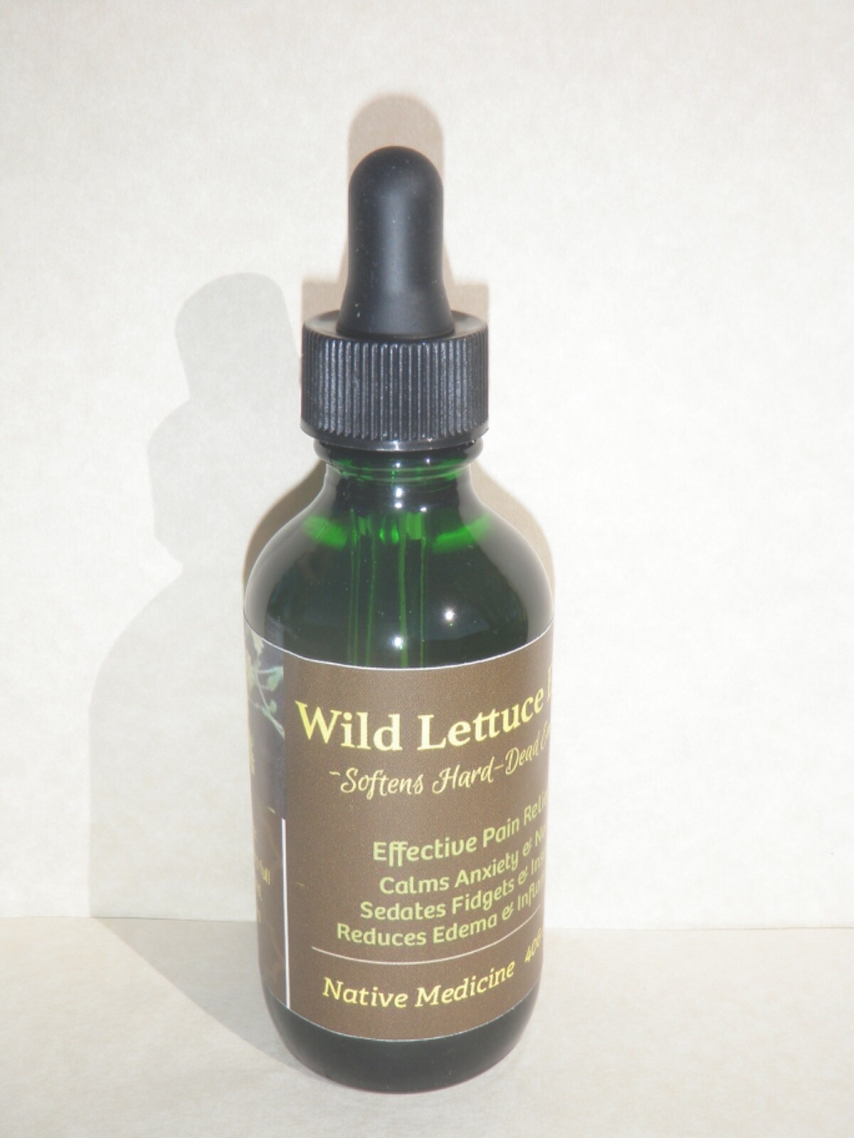 Wild Lettuce Tincture: Organic, Strong & Effective Pain Relief, Soothes Nerves.