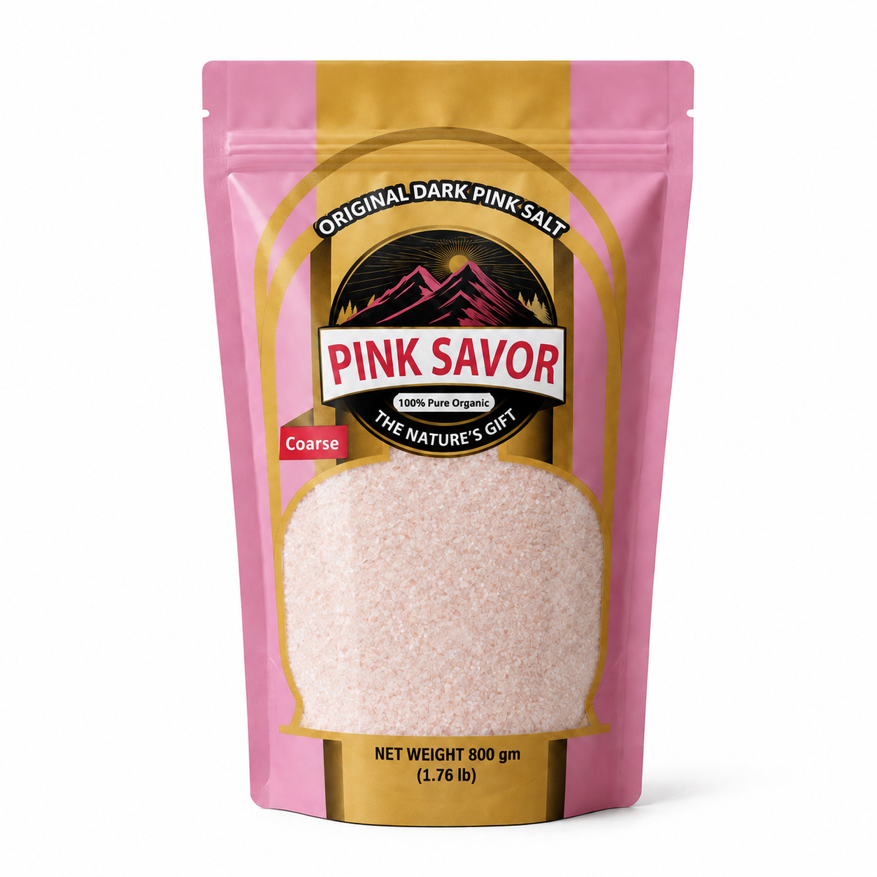 Himalayan Pink Salt Coarse Grain 1.7 lb Natural Cooking and Seasoning Multi-Pack