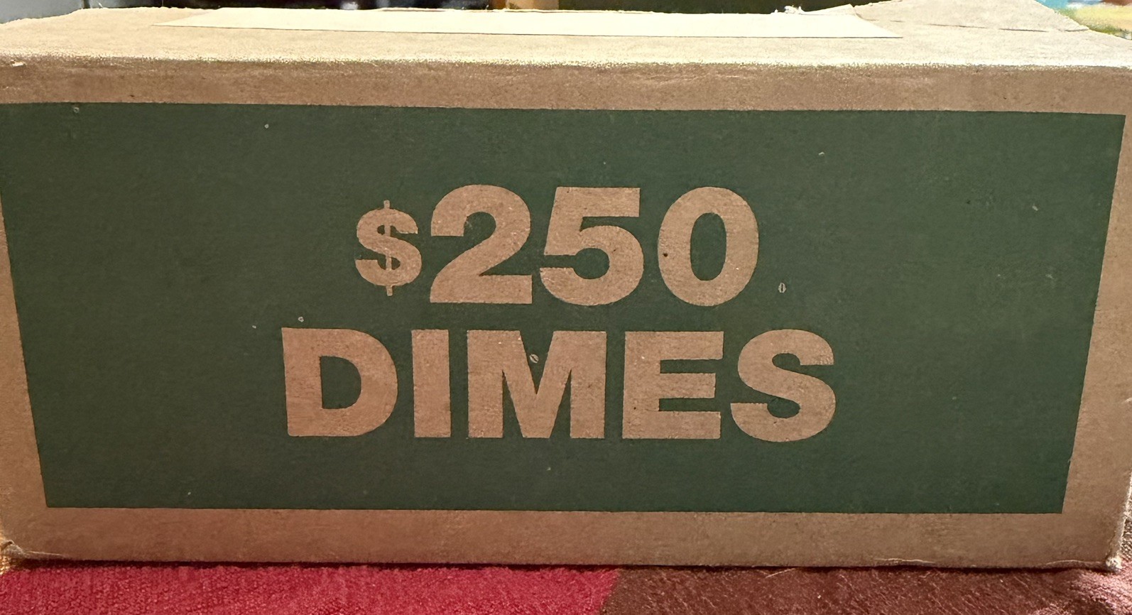 2026 D Emerging Liberty SEMIQUINCENTENNIAL $250 Dime Box  (50 Rolls)  Bank Box 
