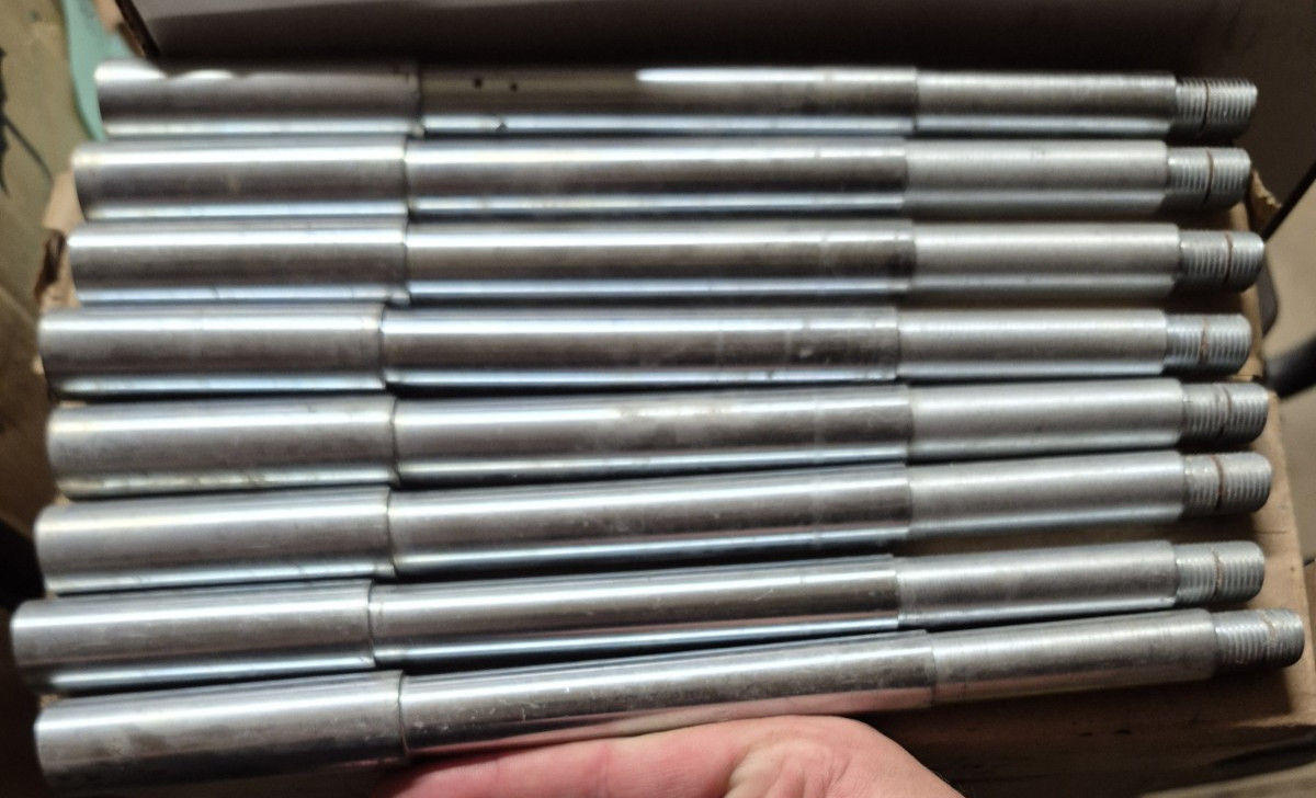 Eight 8x NOS Harley Davidson Axles