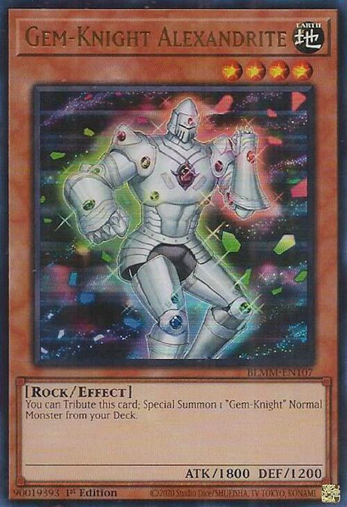 (3x) Gem-Knight Alexandrite - BLMM-EN107 - NM - Ultra Rare - 1st ed - Yugioh
