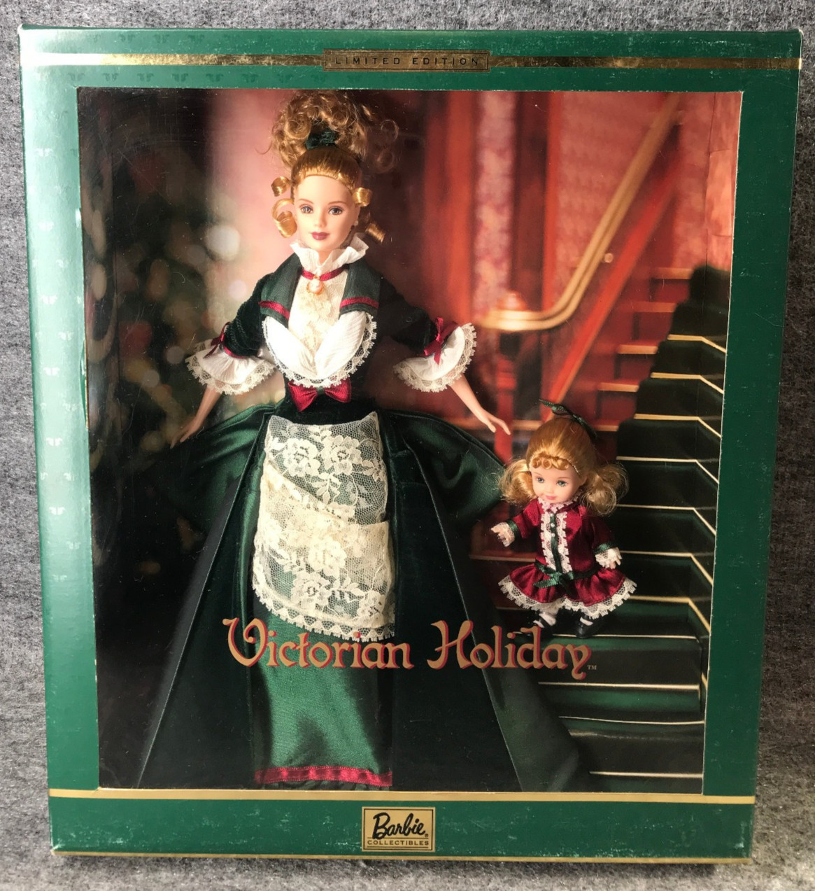 Barbie and Kelly Victorian Holiday Limited Edition 2000 Mattel 28395 NRFB NIB