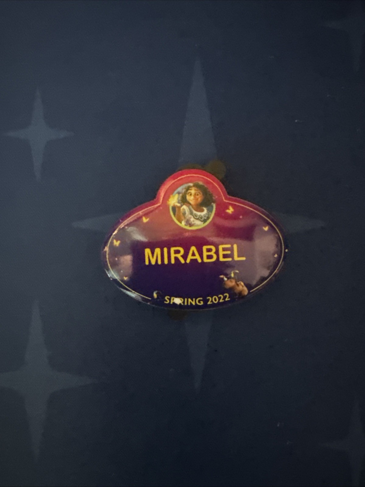 Disney DEC Exclusive LE400 Seasonal Nametags Series Mystery Pin - Mirabel Disney DEC Exclusive LE400 Seasonal Nametags Series Mystery Pin - Mirabel