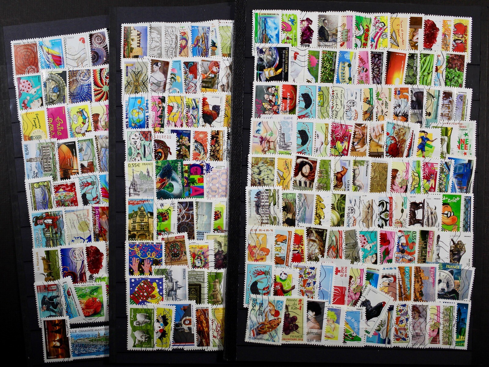 FRANCE 2000 onwards, Wonderful collection over 300 used, mostly all different