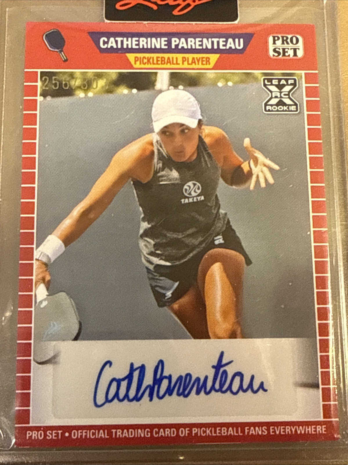 Catherine Parenteau Auto 2022-23 Leaf Pro Set Autograph #PA-CP1 /303 (AU) Rookie