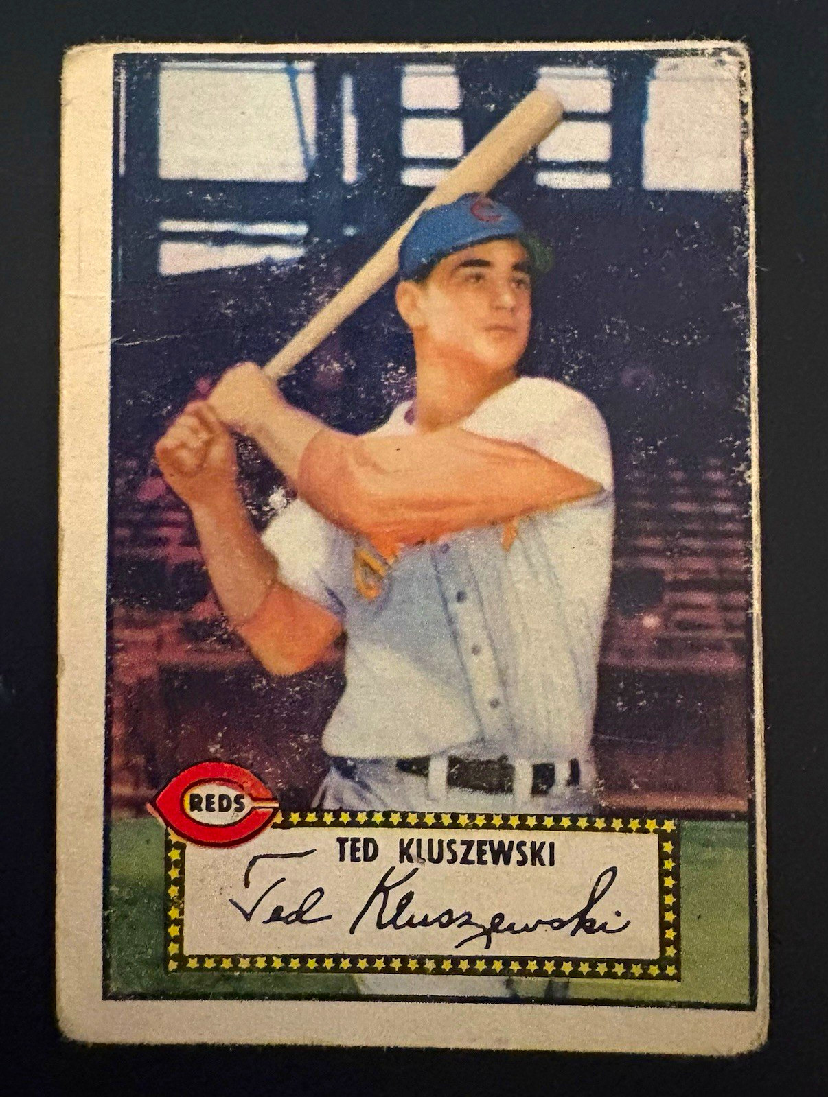 Topps 1952 - Ted Kluszewski #29 Cincinnati Reds Base Set Topps 1952 - Ted Kluszewski #29 Cincinnati Reds Base Set