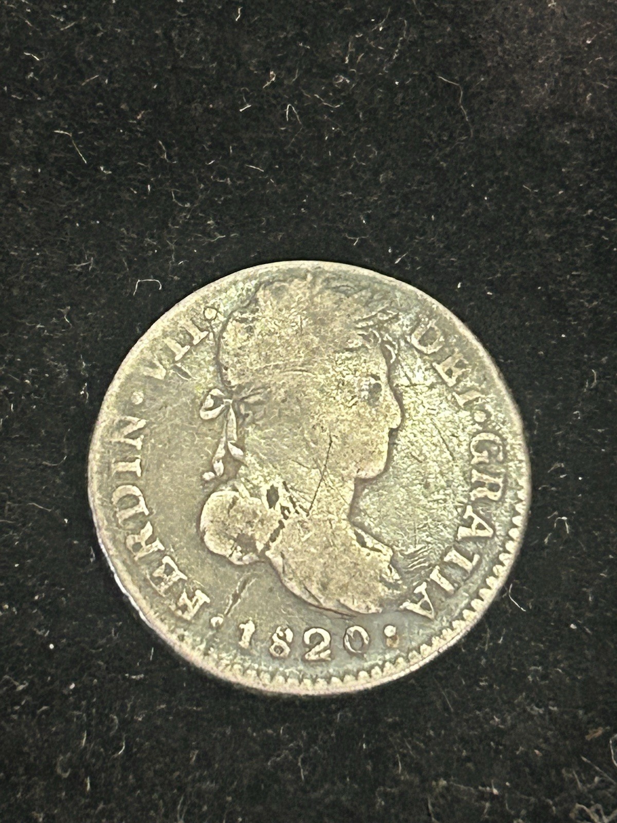 SASA 1820 Nuevo Guatemala Silver Real