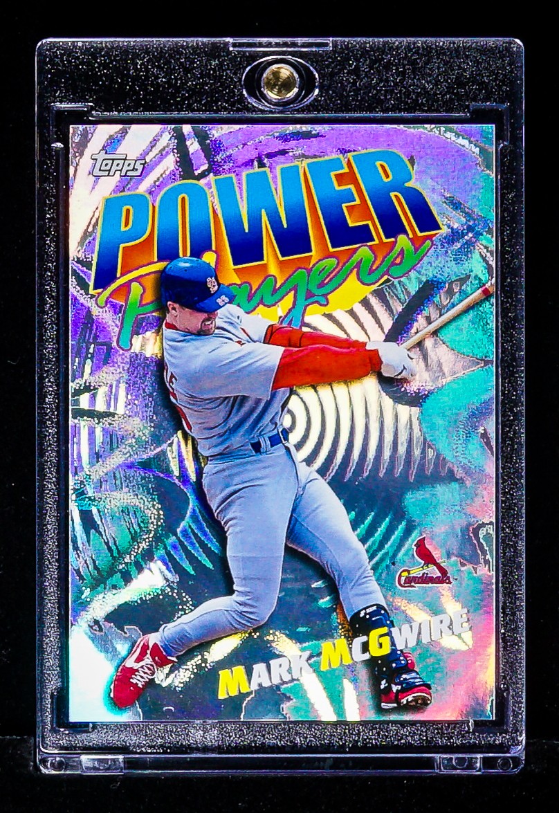 Mark McGwire REFRACTOR PRIZM CARD St. Louis Cardinals