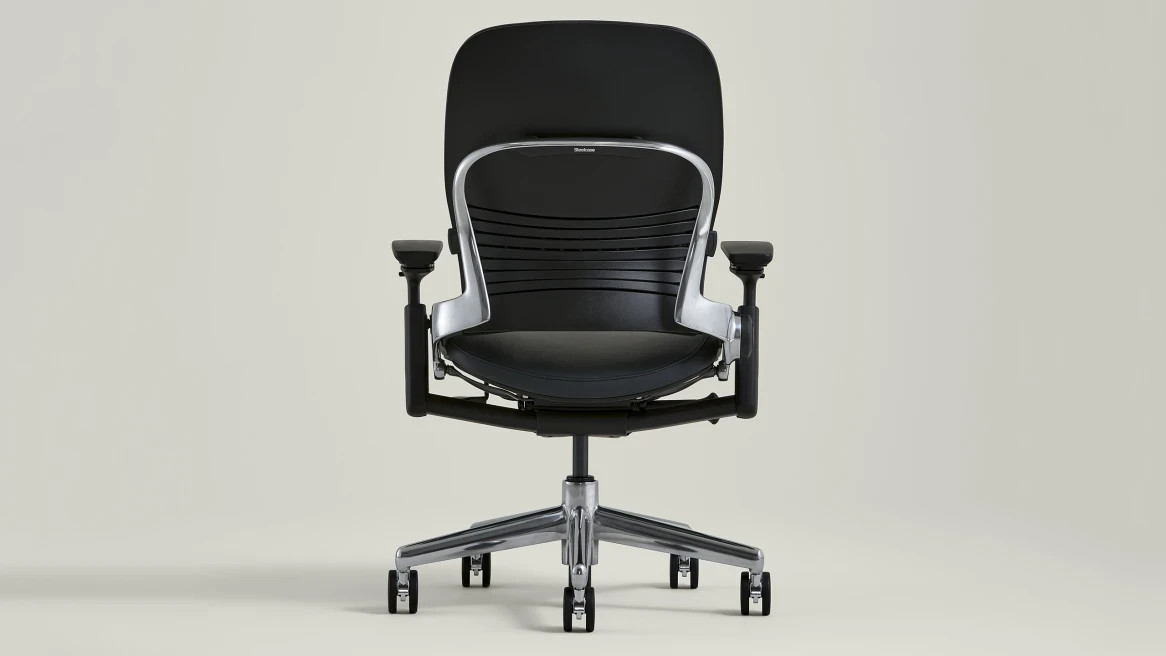 Steelcase Leap V2 Chair    -Fully Loaded-                   Aluminum Edition