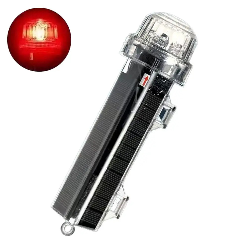 Solar Ocean Signal Light Navigation Signal Light Waterproof Flash LED Night Warn