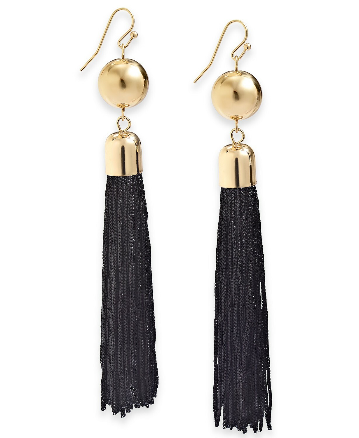 INC Gold-Tone Fringe Drop Earrings MSRP $29.50