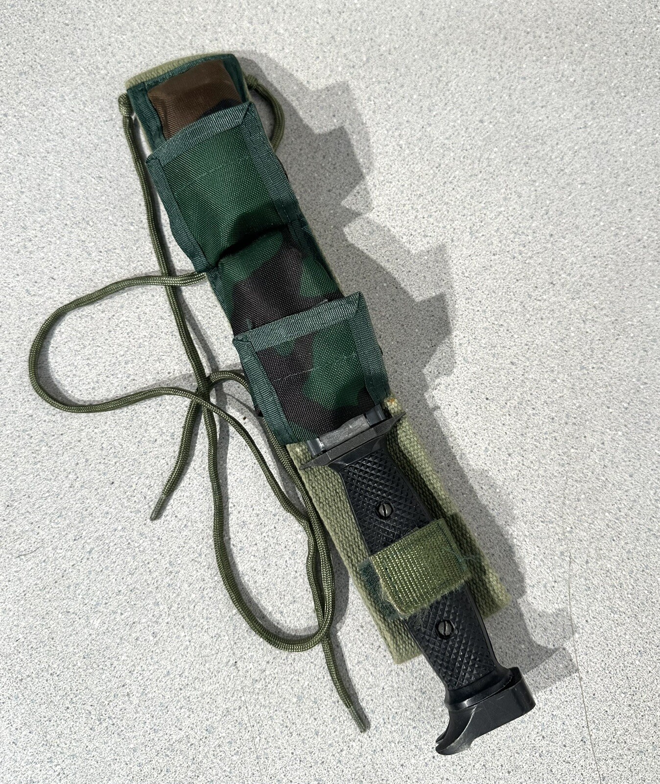 VINTAGE 1975 IMPERIAL M7S SURVIVAL MILITARY SAWBACK KNIFE W/US SHEATH EUC