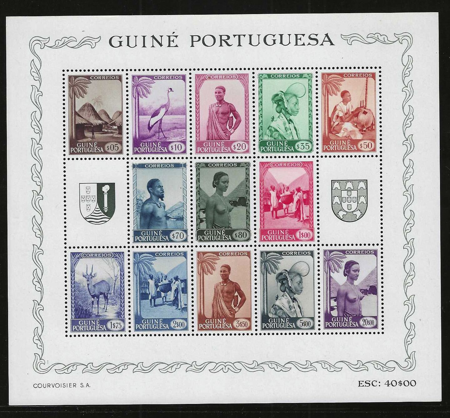 Portuguese Guinea 1948,  #270a, Mint/NH \