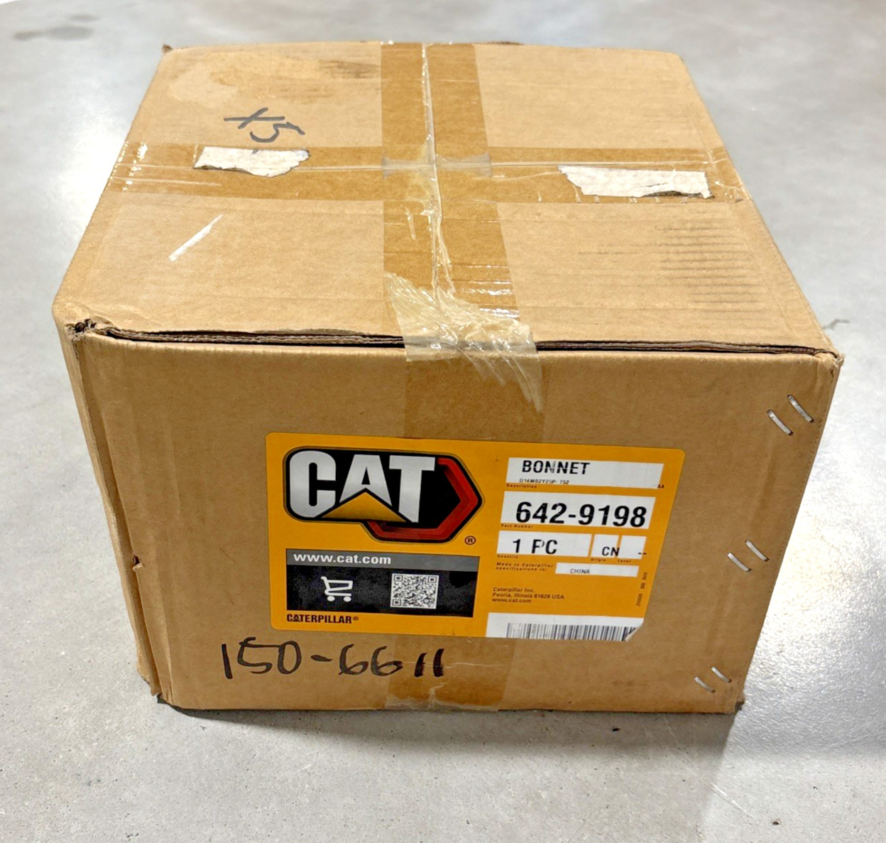 Cat Caterpillar 642-9198 Engine Oil Cooler Inlet Bonnet Fits Many Models OEM NEW