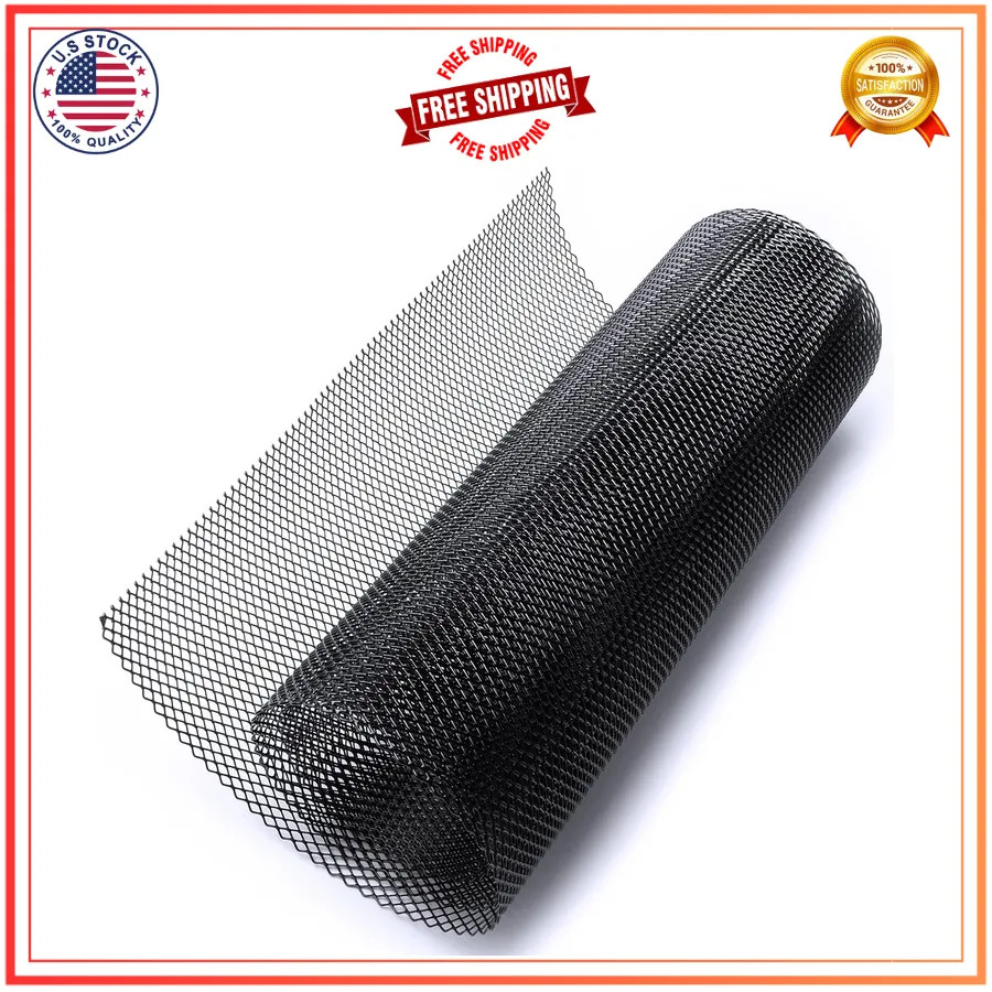 47 x 16 Inch Car Grill Mesh Metal Sheet Automotive Grille Replacement Mesh