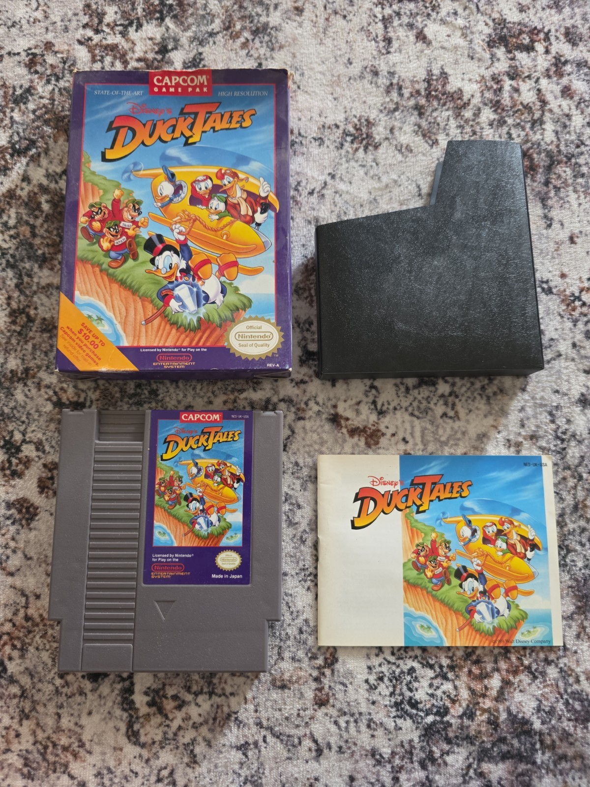 Ducktales Disney Nintendo NES 1989 Cart Game Ducktales Disney Nintendo NES 1989 Cart Game