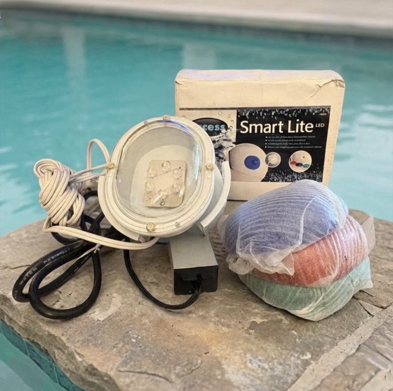 Main Access 200680 Smart Lite Swimming Pool Step LED Light Color Change Open Box