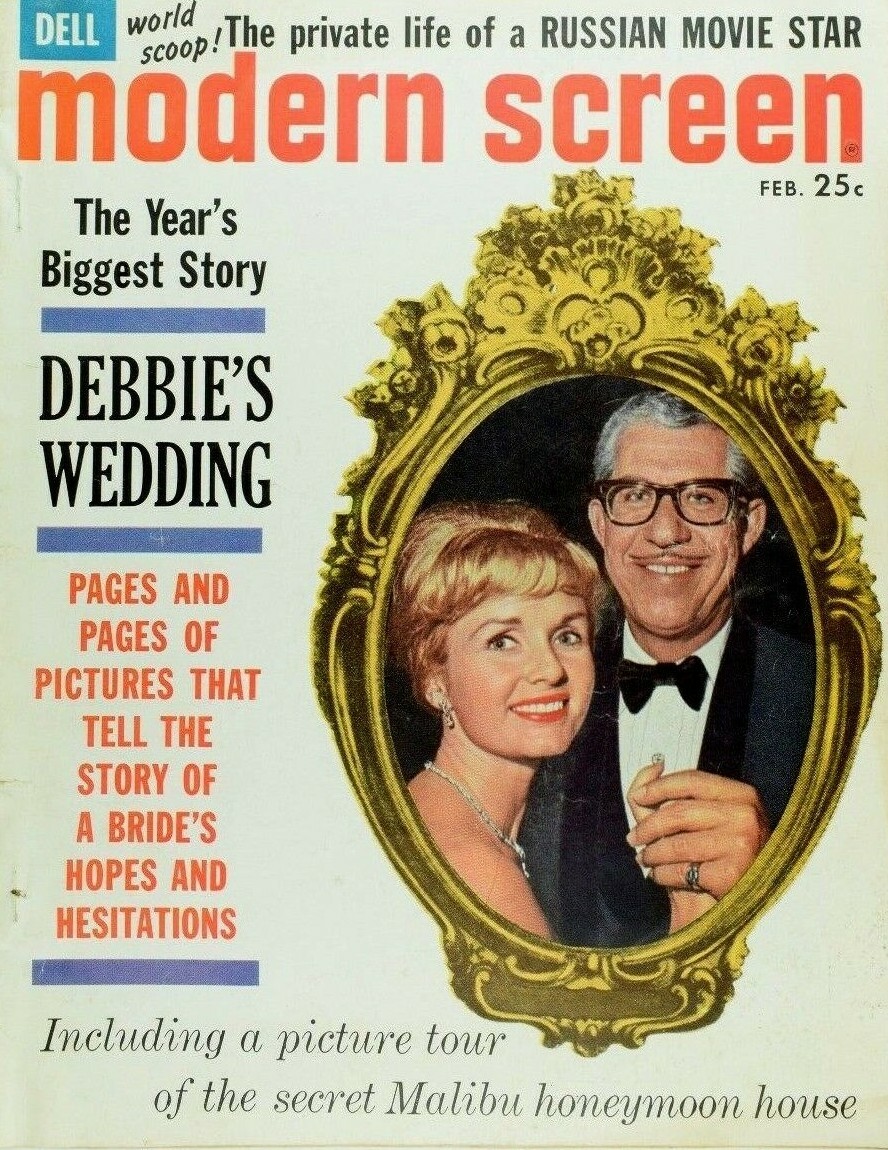 February, 1961 Modern Screen Magazine Debbie Reynold\'s Wedding Vintage Mag February, 1961 Modern Screen Magazine Debbie Reynold\'s Wedding Vintage Mag