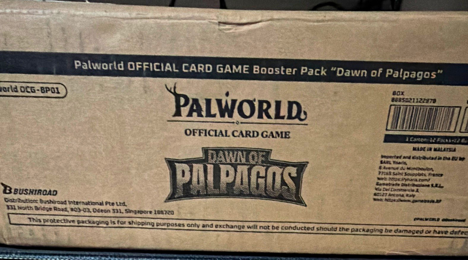 Palworld Official Card Game Dawn of Palpagos Booster Case Palworld Official Card Game Dawn of Palpagos Booster Case