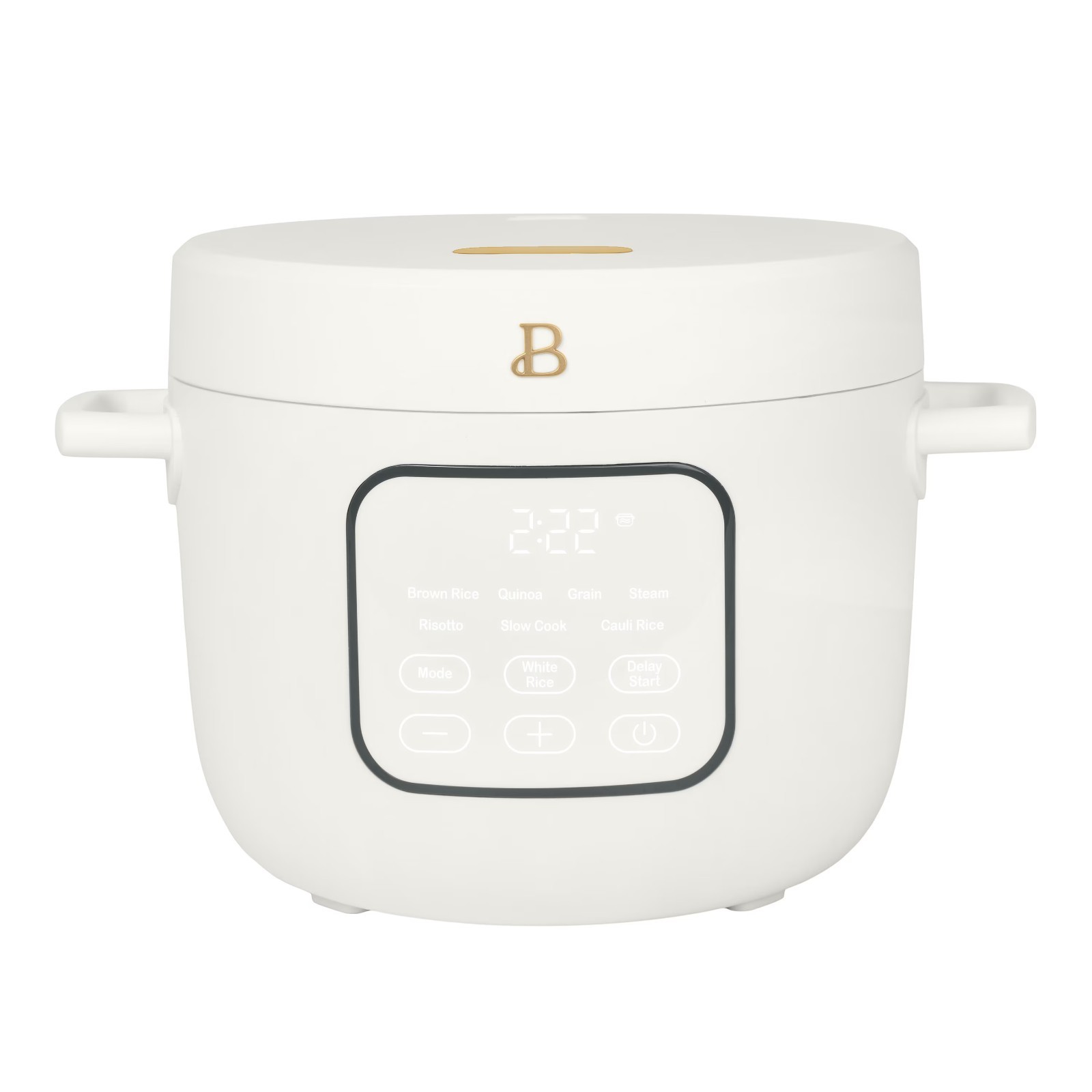 Beautiful 14-Cup Cooked, 6-Cup Uncooked Electric Rice and Grain Cooker, White Beautiful 14-Cup Cooked, 6-Cup Uncooked Electric Rice and Grain Cooker, White