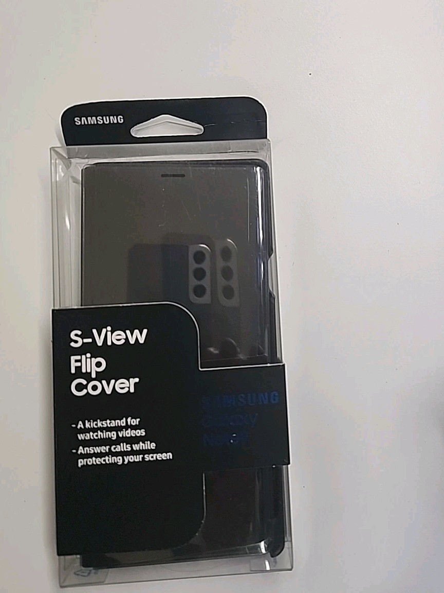 Pre owned Authentic SAMSUNG Galaxy Note 9 Case S-View Flip Cover w/ Kickstand Pre owned Authentic SAMSUNG Galaxy Note 9 Case S-View Flip Cover w/ Kickstand