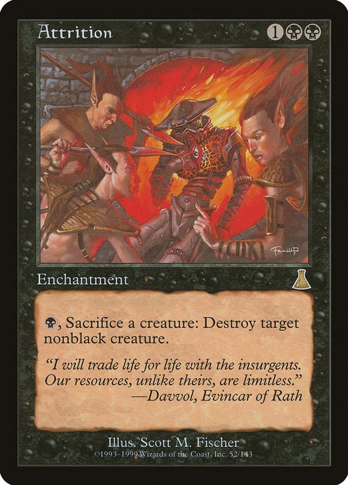 Attrition Urza\'s Destiny NM 52