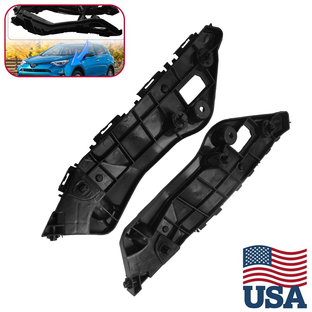 2PC Vehicle Front Bumper Retainer Mounting Brackets For Honda Accord 2013-2017