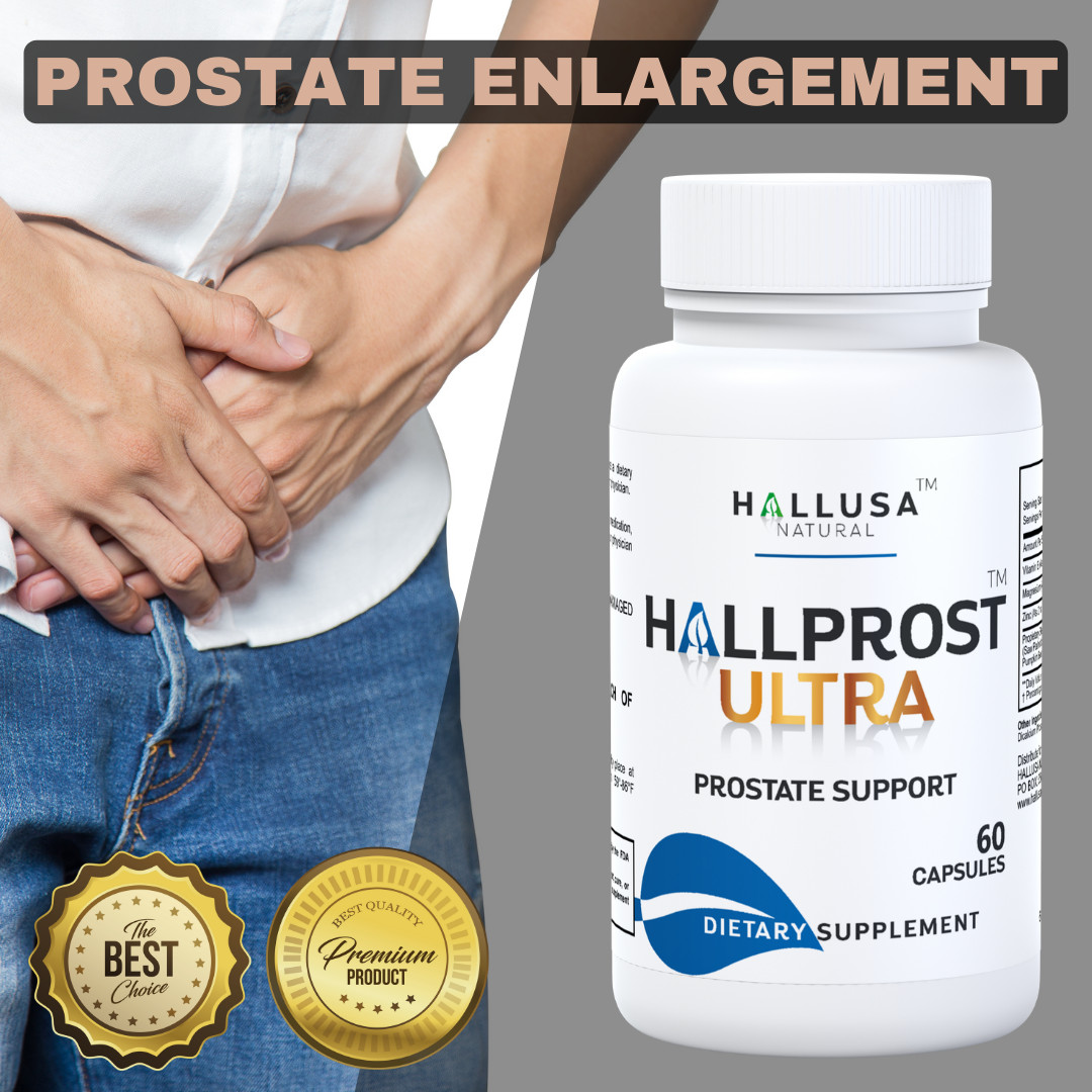 Hallprost Ultra - Inflamed Prostate, Prostatitis, BPH, Urinary Function - 60 Cap