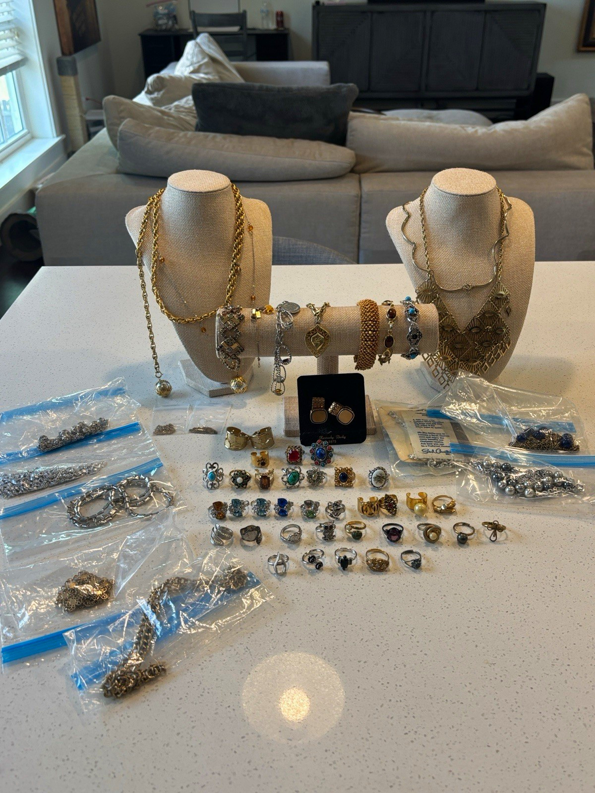 Huge Vintage Sarah Coventry Jewelry Estate Lot - 57 Pcs
