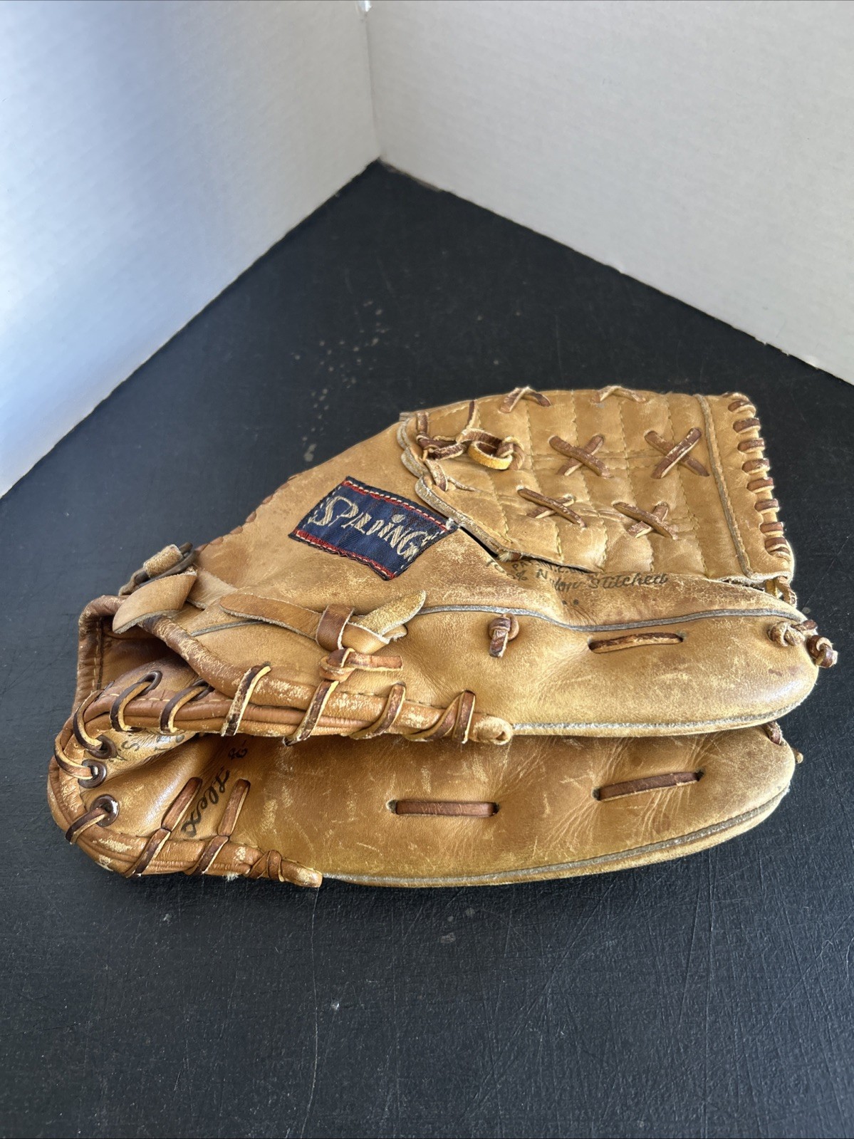 VTG Spalding Mike Andrews 42-2651 12” Leather Adult Baseball Softball Glove RHT