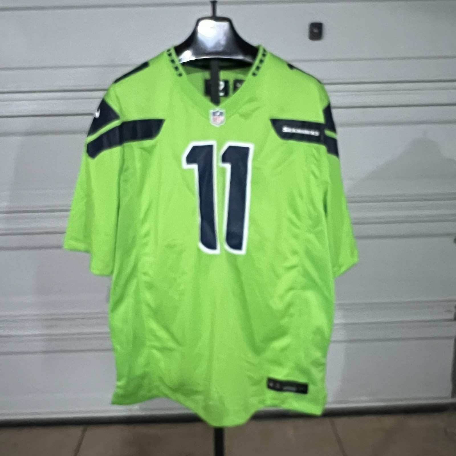 NWOT  Nike Mens 2XL Seattle Seahawks Jaxon Smith-Njigba Green Game Jersey
