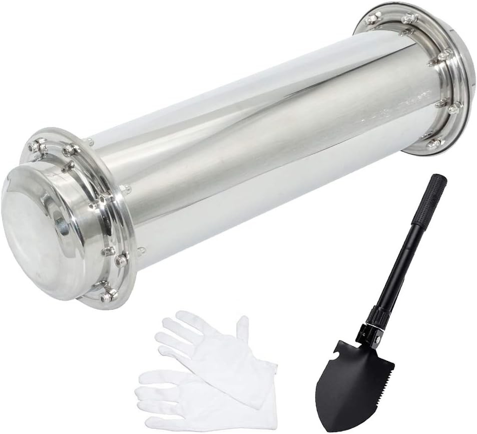 Large 19.5inch Stainless Steel Time Capsule Waterproof Container/Storage Bury Large 19.5inch Stainless Steel Time Capsule Waterproof Container/Storage Bury