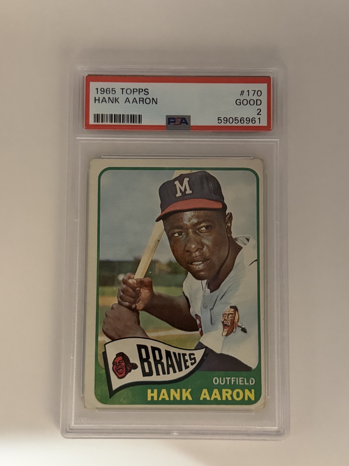 1965 Topps - Hank Aaron #170