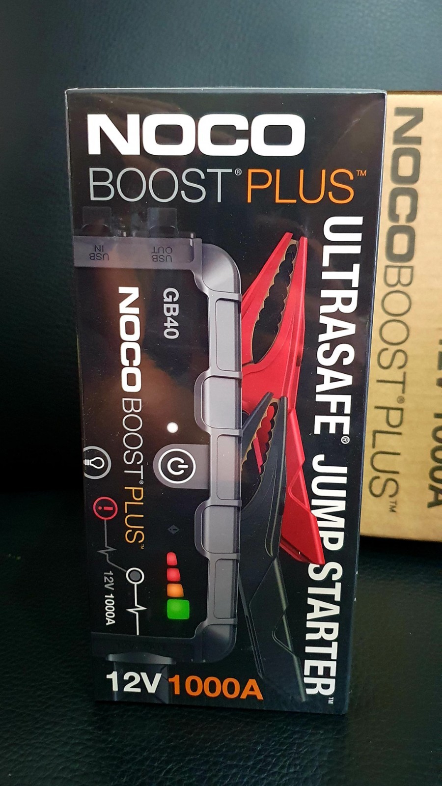 NOCO GB40 Boost Plus 1000A 12V Lithium Car Battery Jump Starter UltraSafe USB
