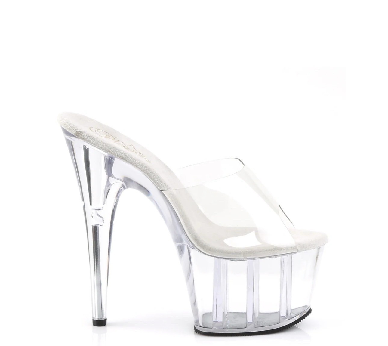 PLEASER ADORE-701 CLEAR PLATFORM HEELS size 11 PLEASER ADORE-701 CLEAR PLATFORM HEELS size 11