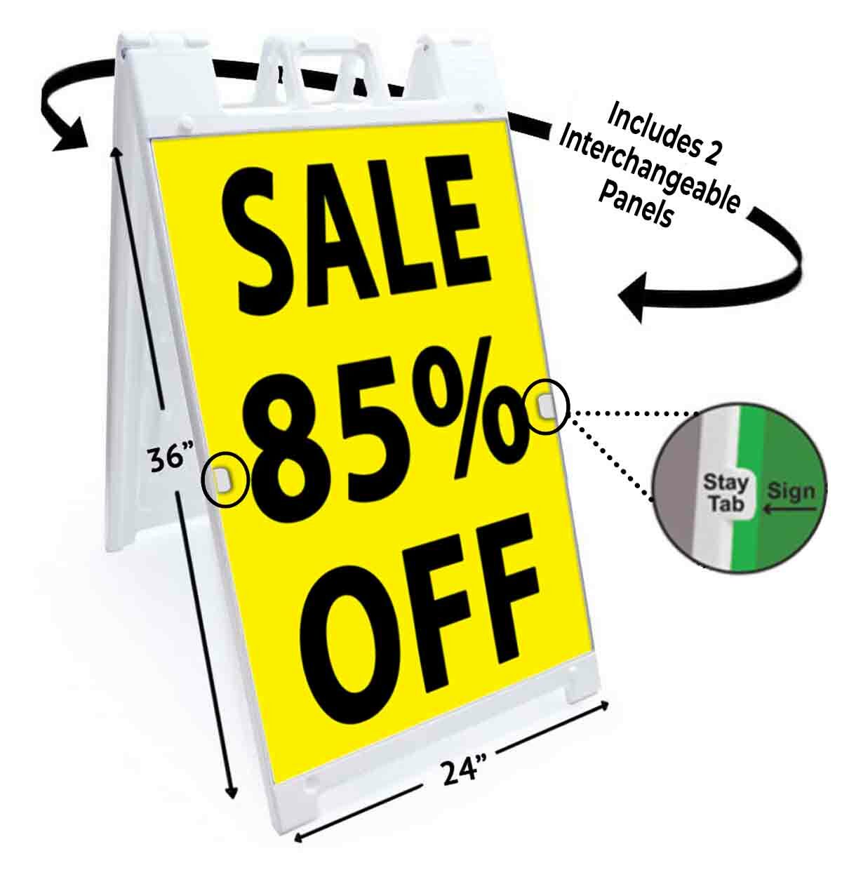 SALE 85% OFF Signicade 24x36 A Frame Sidewalk Sign Double Sided OFFER