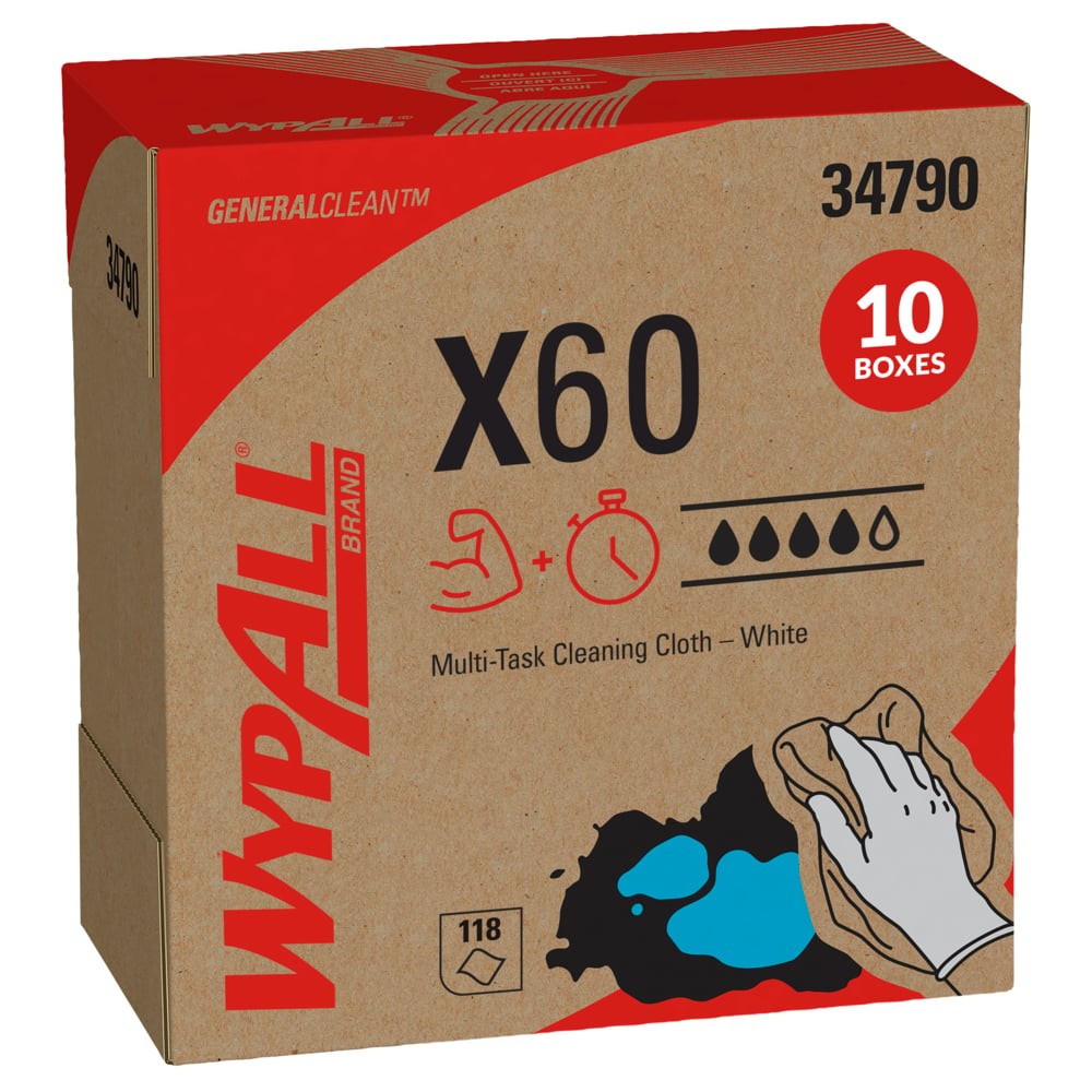 WypAll X60 Reusable Task Wipe 8.34\
