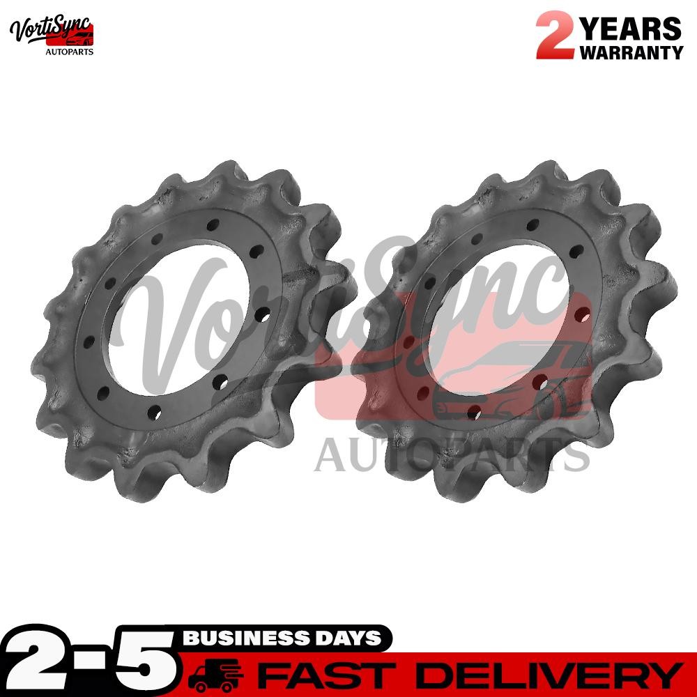 2PCS Drive Sprocket Rear For Kubota SVL65 SVL90 SVL95 SVL97 V051121110