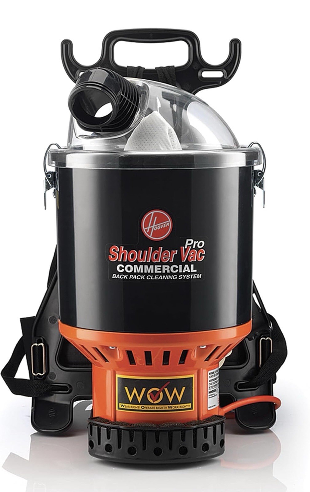 NEW Hoover Commercial Pro Shoulder Vac 1.6 Gallon Corded Backpack Vacuum CT401V NEW Hoover Commercial Pro Shoulder Vac 1.6 Gallon Corded Backpack Vacuum CT401V