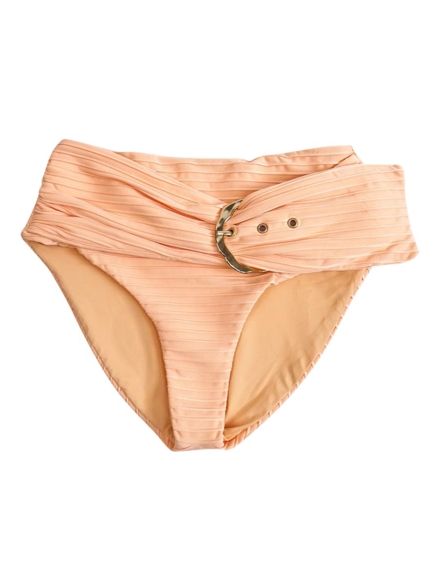 Revel Rey Women\'s Dean Bikini Swim Bottom Separates Swimsuit (S, Peach)