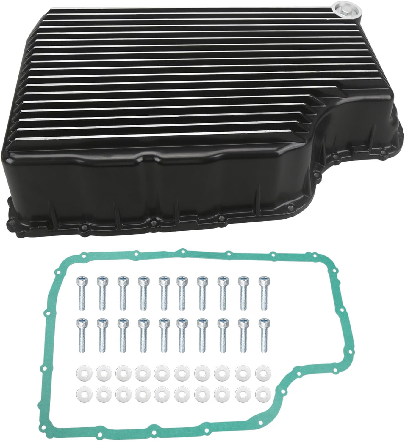 PPE Brushed Aluminum Deep 10R140 Transmission Pan For 2020+ Ford 6.7L Super Duty PPE Brushed Aluminum Deep 10R140 Transmission Pan For 2020+ Ford 6.7L Super Duty