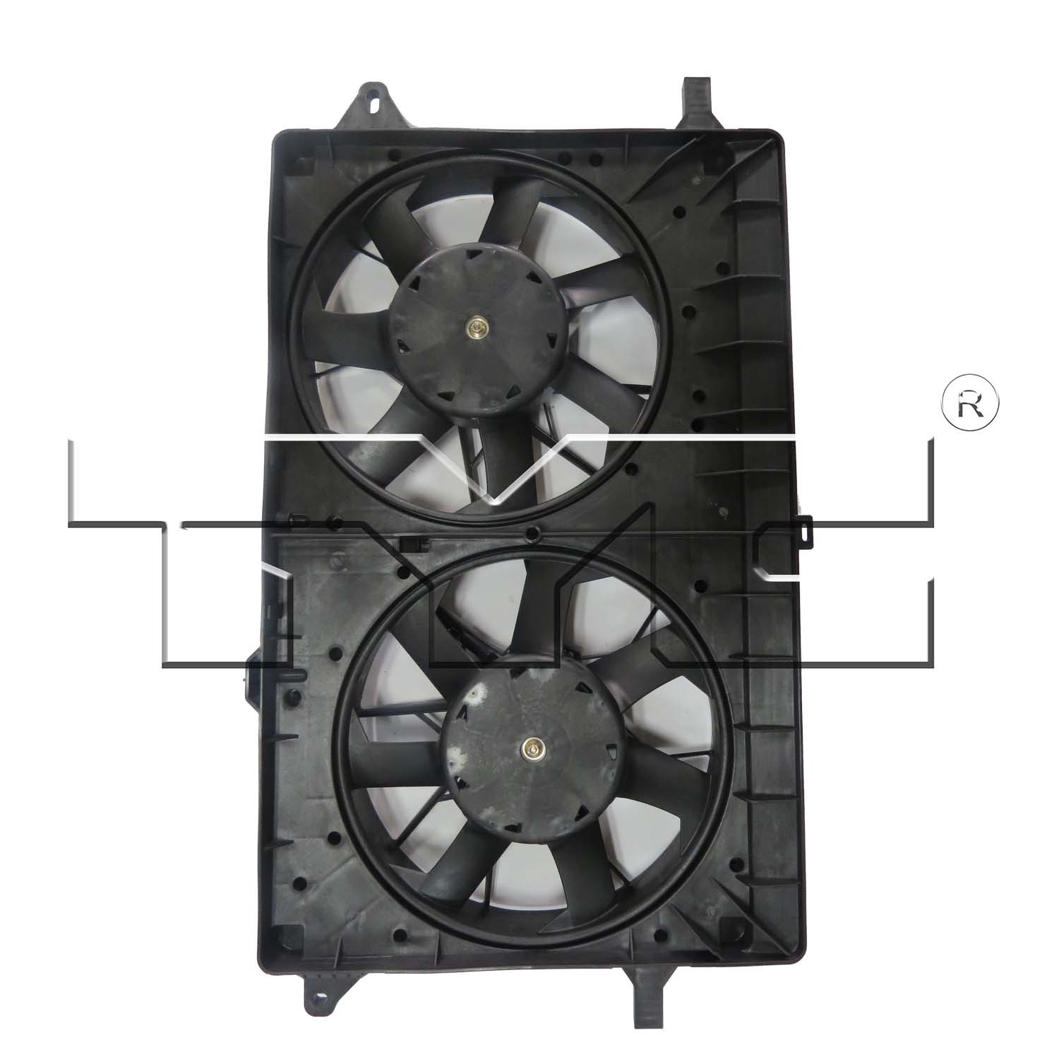 Dual Radiator & Condenser Cooling Fan Assembly for 11-15 Chevy Volt w/o Harness