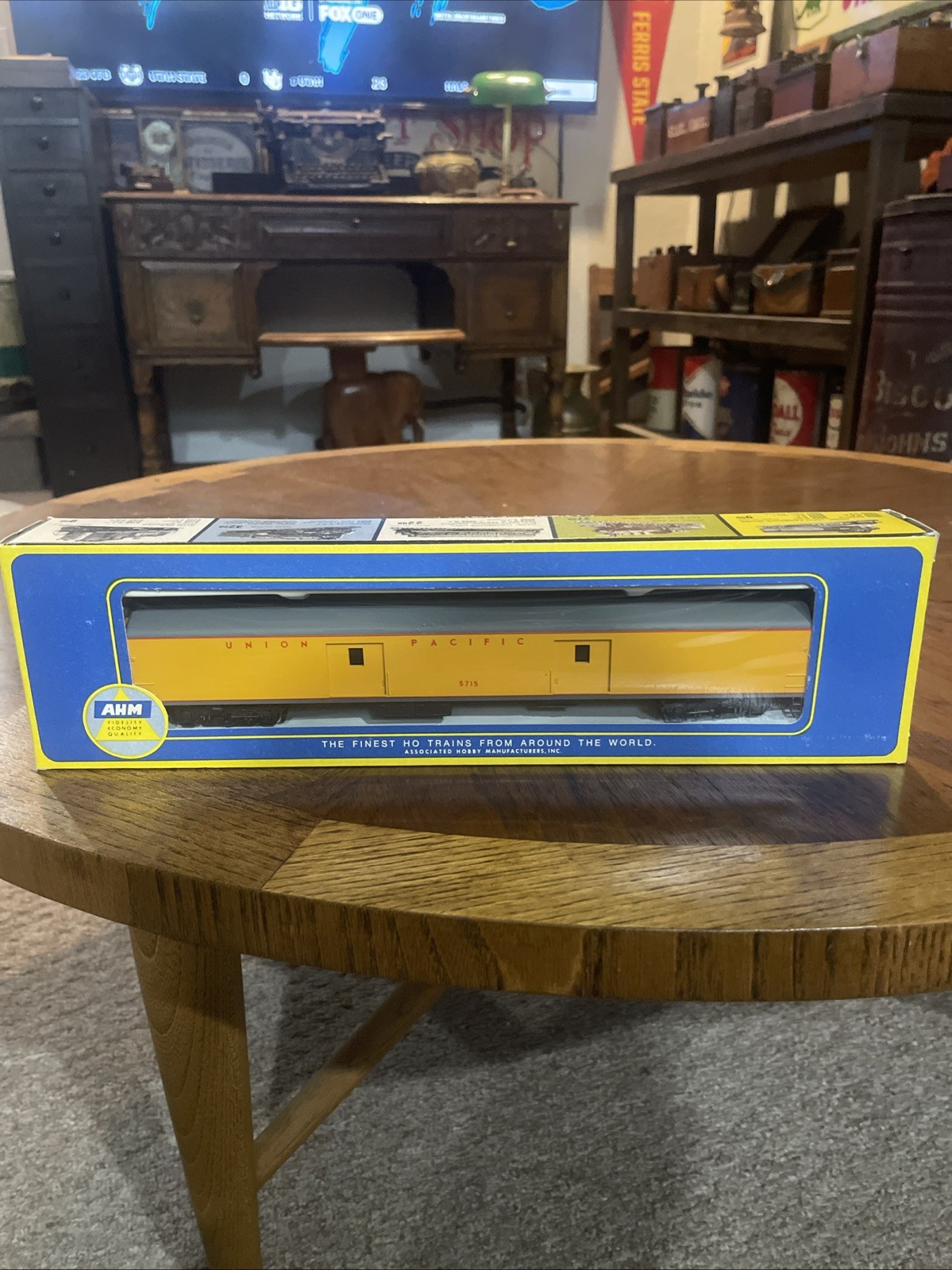 AHM Union Pacific Baggage Car HO Scale NIB