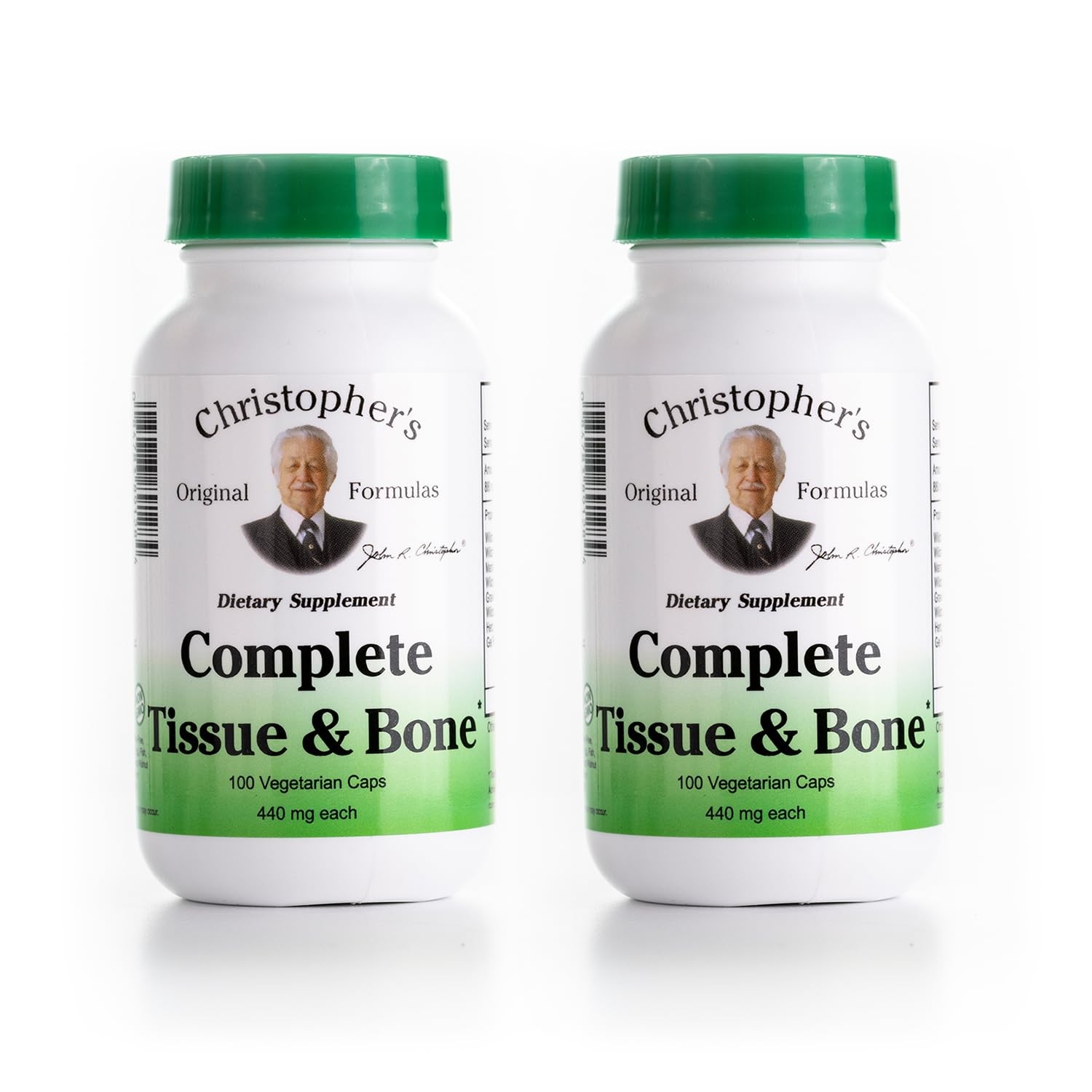 Dr Christopher\'s Complete Tissue Bone Formula 100 VegCaps Pack of 2
