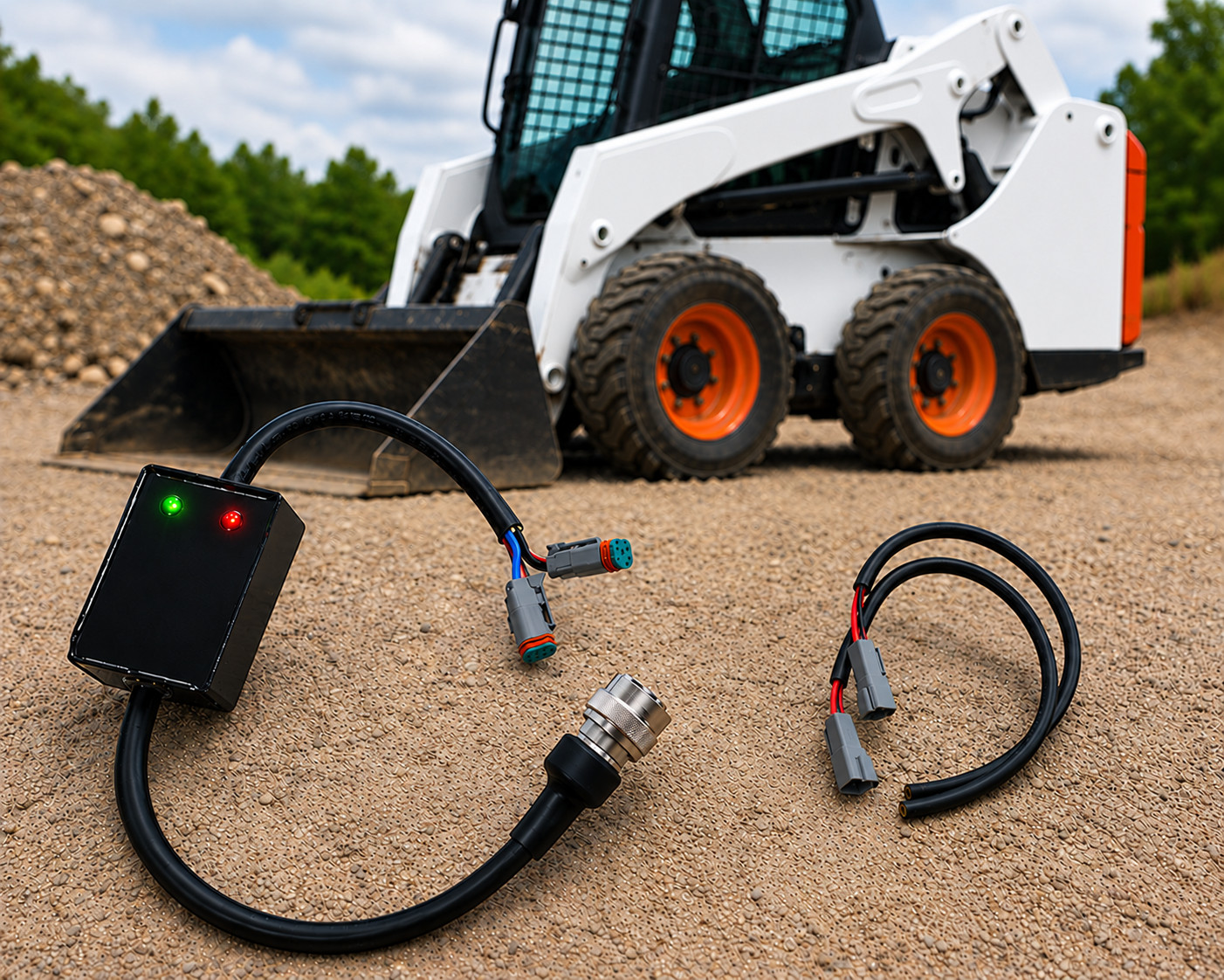 Two Channel Attachment 7 Pin Controllers for Bobcat ™ loaders CAN BUS + Pigtails